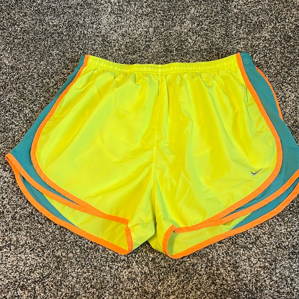 Neon Nike shorts